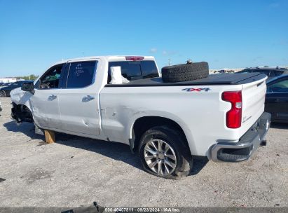 Lot #2996535172 2021 CHEVROLET SILVERADO 1500 4WD  STANDARD BED LTZ