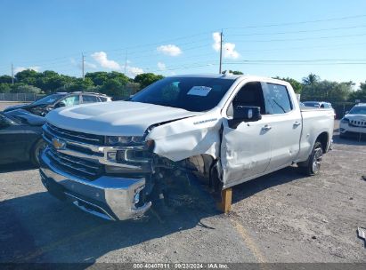 Lot #2996535172 2021 CHEVROLET SILVERADO 1500 4WD  STANDARD BED LTZ