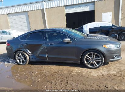 Lot #3035087258 2015 FORD FUSION TITANIUM