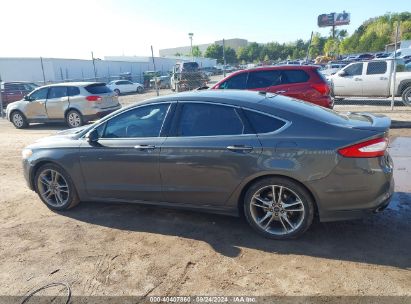 Lot #3035087258 2015 FORD FUSION TITANIUM