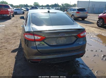 Lot #3035087258 2015 FORD FUSION TITANIUM