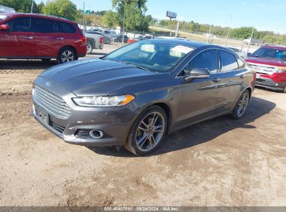 Lot #3035087258 2015 FORD FUSION TITANIUM