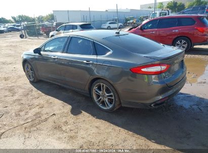 Lot #3035087258 2015 FORD FUSION TITANIUM