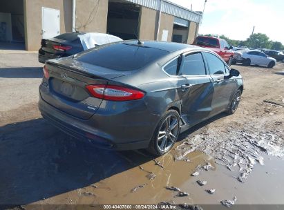 Lot #3035087258 2015 FORD FUSION TITANIUM