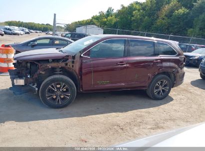 Lot #3045356749 2019 TOYOTA HIGHLANDER LE