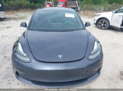 Lot #2997778178 2022 TESLA MODEL 3 LONG RANGE DUAL MOTOR ALL-WHEEL DRIVE