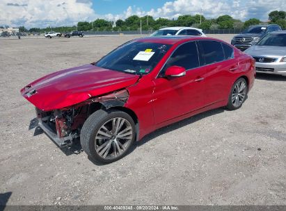 Lot #2996535160 2022 INFINITI Q50 SENSORY