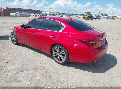 Lot #2996535160 2022 INFINITI Q50 SENSORY