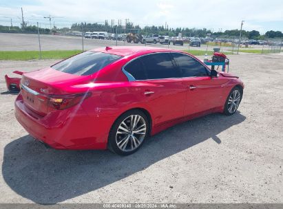 Lot #2996535160 2022 INFINITI Q50 SENSORY