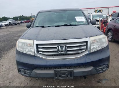 Lot #3035077678 2014 HONDA PILOT LX