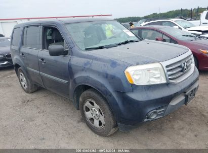 Lot #3035077678 2014 HONDA PILOT LX