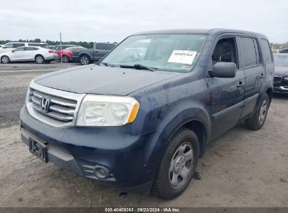 Lot #3035077678 2014 HONDA PILOT LX