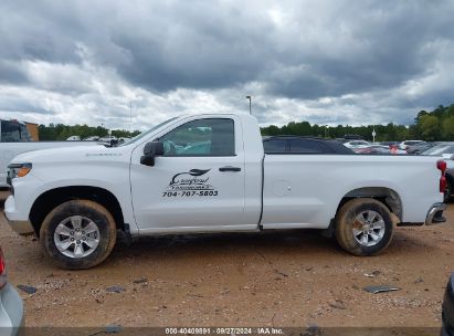 Lot #2997762814 2022 CHEVROLET SILVERADO 1500 2WD REGULAR CAB LONG BED WT