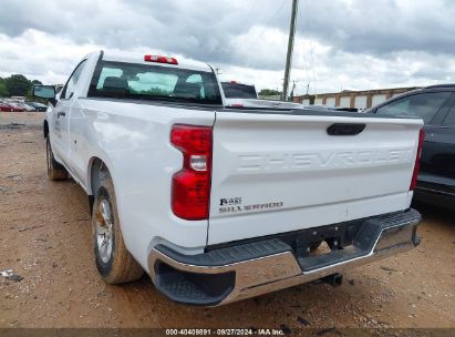 Lot #2997762814 2022 CHEVROLET SILVERADO 1500 2WD REGULAR CAB LONG BED WT