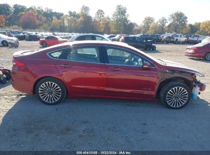 Lot #3052077077 2018 FORD FUSION HYBRID TITANIUM