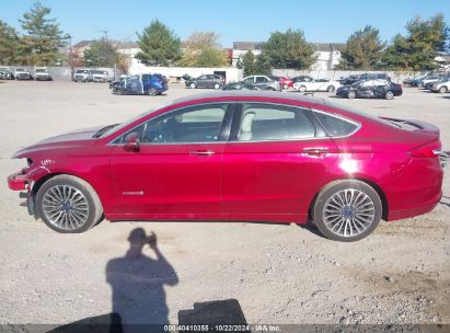 Lot #3052077077 2018 FORD FUSION HYBRID TITANIUM