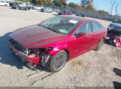 Lot #3052077077 2018 FORD FUSION HYBRID TITANIUM