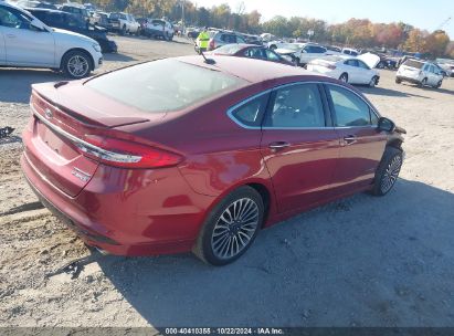 Lot #3052077077 2018 FORD FUSION HYBRID TITANIUM