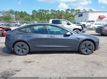 Lot #2997778152 2021 TESLA MODEL 3 STANDARD RANGE PLUS REAR-WHEEL DRIVE