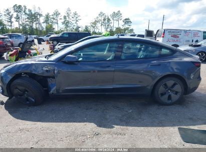 Lot #2997778152 2021 TESLA MODEL 3 STANDARD RANGE PLUS REAR-WHEEL DRIVE