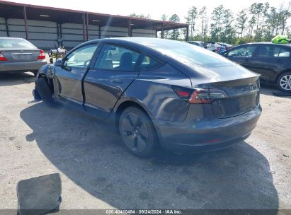 Lot #2997778152 2021 TESLA MODEL 3 STANDARD RANGE PLUS REAR-WHEEL DRIVE