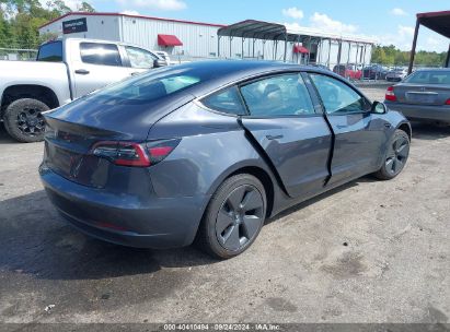 Lot #2997778152 2021 TESLA MODEL 3 STANDARD RANGE PLUS REAR-WHEEL DRIVE