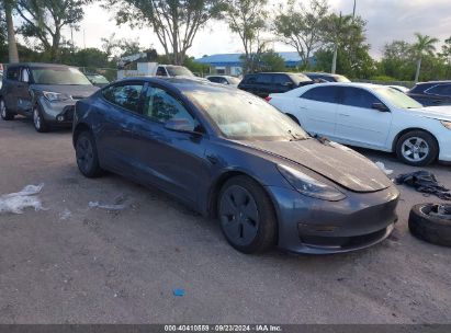 Lot #2992827735 2022 TESLA MODEL 3 LONG RANGE DUAL MOTOR ALL-WHEEL DRIVE