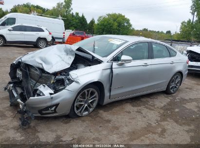 Lot #3056473444 2019 FORD FUSION HYBRID TITANIUM