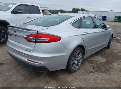 Lot #3056473444 2019 FORD FUSION HYBRID TITANIUM