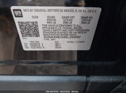 Lot #2996535150 2024 CHEVROLET EQUINOX FWD LS