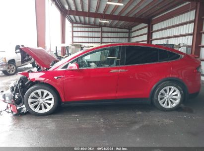 Lot #2995285799 2020 TESLA MODEL X LONG RANGE DUAL MOTOR ALL-WHEEL DRIVE/LONG RANGE PLUS DUAL MOTOR ALL-WHEEL DRIVE