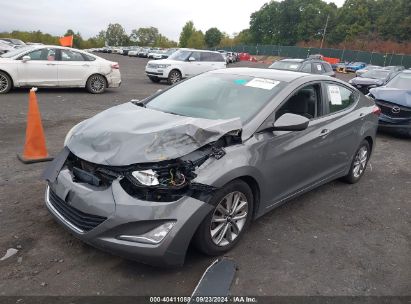 Lot #2997778312 2014 HYUNDAI ELANTRA SE