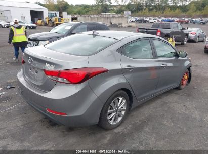 Lot #2997778312 2014 HYUNDAI ELANTRA SE