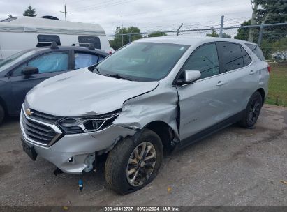 Lot #2996535136 2021 CHEVROLET EQUINOX AWD LT