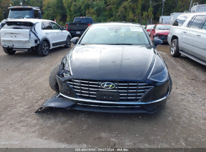 Lot #2997778266 2022 HYUNDAI SONATA HYBRID BLUE