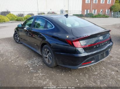 Lot #2997778266 2022 HYUNDAI SONATA HYBRID BLUE