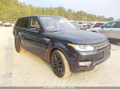 Lot #2997778253 2017 LAND ROVER RANGE ROVER SPORT 3.0L V6 SUPERCHARGED HSE