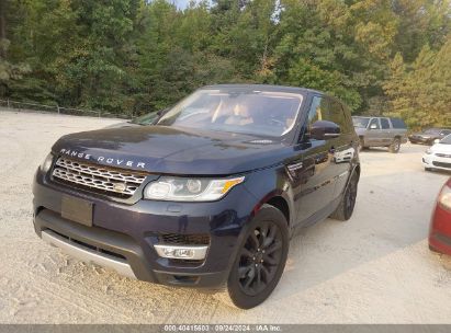 Lot #2997778253 2017 LAND ROVER RANGE ROVER SPORT 3.0L V6 SUPERCHARGED HSE