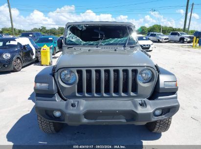 Lot #2995286183 2020 JEEP WRANGLER UNLIMITED SPORT S 4X4