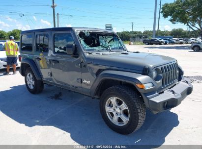 Lot #2995286183 2020 JEEP WRANGLER UNLIMITED SPORT S 4X4