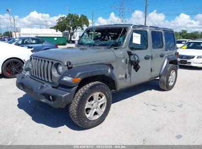 Lot #2995286183 2020 JEEP WRANGLER UNLIMITED SPORT S 4X4