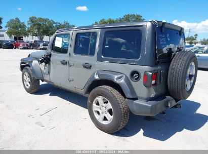 Lot #2995286183 2020 JEEP WRANGLER UNLIMITED SPORT S 4X4