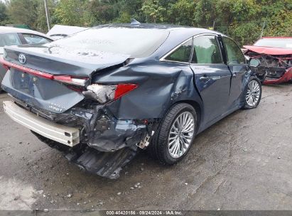 Lot #2996535110 2021 TOYOTA AVALON LIMITED HYBRID