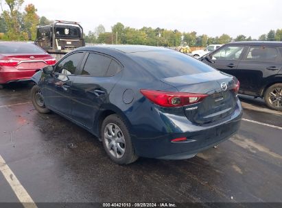 Lot #2996535107 2016 MAZDA MAZDA3 I SPORT