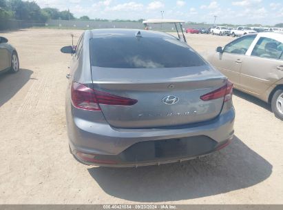 Lot #2978106859 2020 HYUNDAI ELANTRA SEL