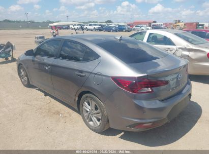 Lot #2978106859 2020 HYUNDAI ELANTRA SEL