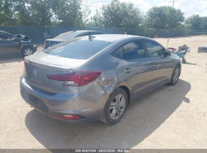 Lot #2978106859 2020 HYUNDAI ELANTRA SEL