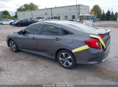 Lot #2992830732 2020 HONDA CIVIC LX