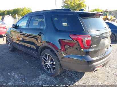 Lot #3035077628 2016 FORD EXPLORER SPORT