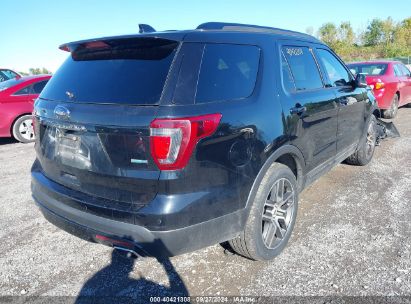 Lot #3035077628 2016 FORD EXPLORER SPORT